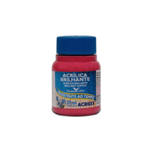 Tinta Acrílica Brilhante 37ML Rosa Escuro 542 - ACRILEX