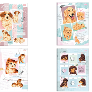 Caderno Brochura 1/4 Capa Dura 80 Folhas Smoogies - FORONI