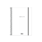 Caderno Espiral Universitário Com Pauta 1X80 Folhas Neon Branco - TILIBRA