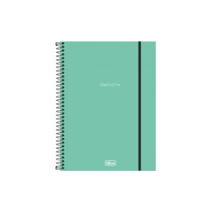 Caderno Espiral Universitário Com Pauta 1x80 Folhas Neon Turquesa - TILIBRA