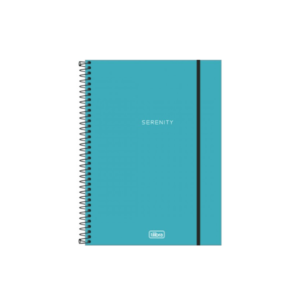 Caderno Espiral Universitário Com Pauta 10x160 Folhas Neon Azul - TILIBRA