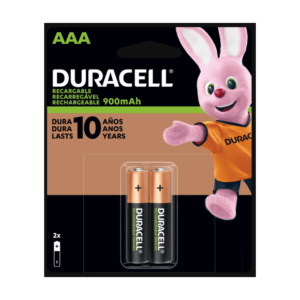 Pilha AAA Recarregável Com 02 2500MAH - DURACELL