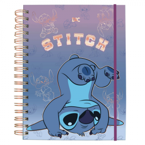 Caderno Espiral Universitário Capa Dura 1x80 Folhas Smart Stitch - DAC