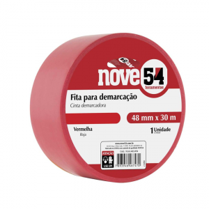 Fita Demarcação Solo 48X30 Metros Vermelho - VONDER