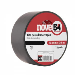 Fita Demarcação Solo 48x30 Metros Preto - VONDER