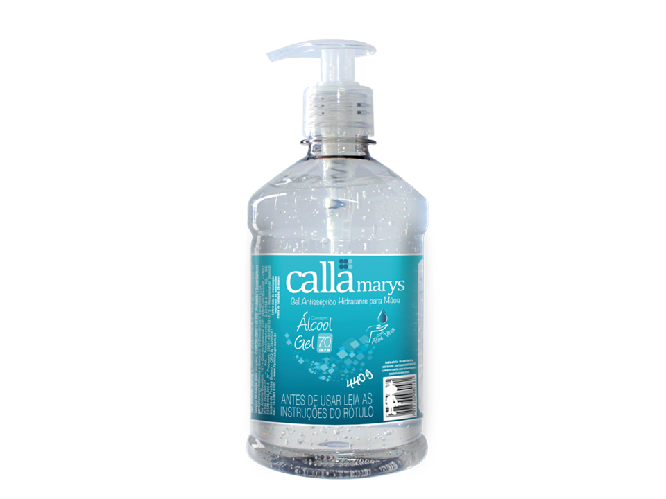 Álcool Gel 70° 500ml Pump Calla - TUPI