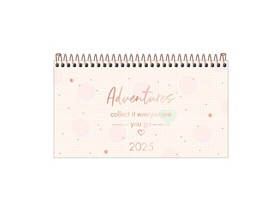 Agenda Anual Espiral Bolso Soho M2 2025 - TILIBRA