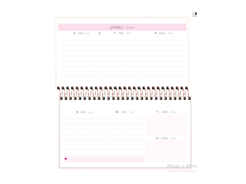 Agenda Anual Espiral Bolso Soho M2 2025 - TILIBRA - Imagem 3