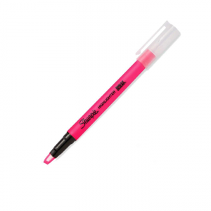 Caneta Lumi Sharpie Rosa Clear View - PAPER MATE