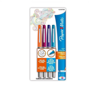Kit Caneta Flair 0.4 Com 4 Fashion - PAPER MATE