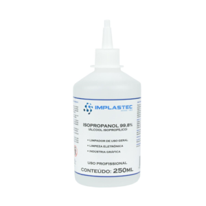 Álcool Isopropilico 99,8° 250ml - IMPLASTEC